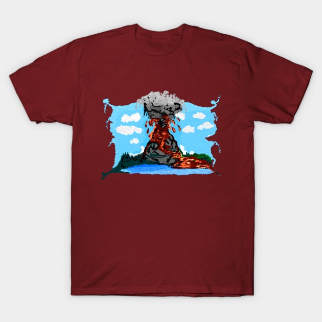 Volcano Loops T-Shirt by TenomonMalke